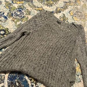 Olive green knit sweater